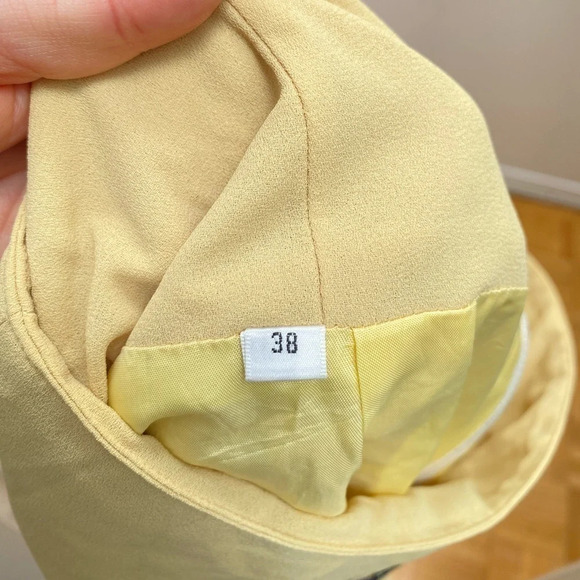 Vintage  - Yellow Pleated Maxi Skirt - Picture 8 of 8